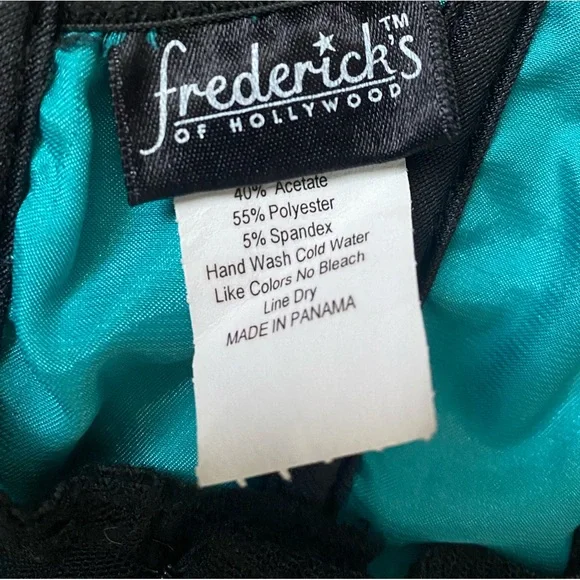 NWOT y2k Teal Corset w/ Lace - Picture 5 of 5